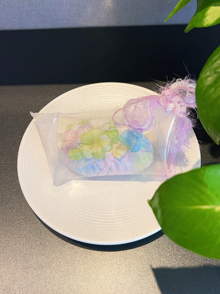 カラフルな花クリームパンシリーズ 4色（ペコパン～）（1週間の予約作成）
