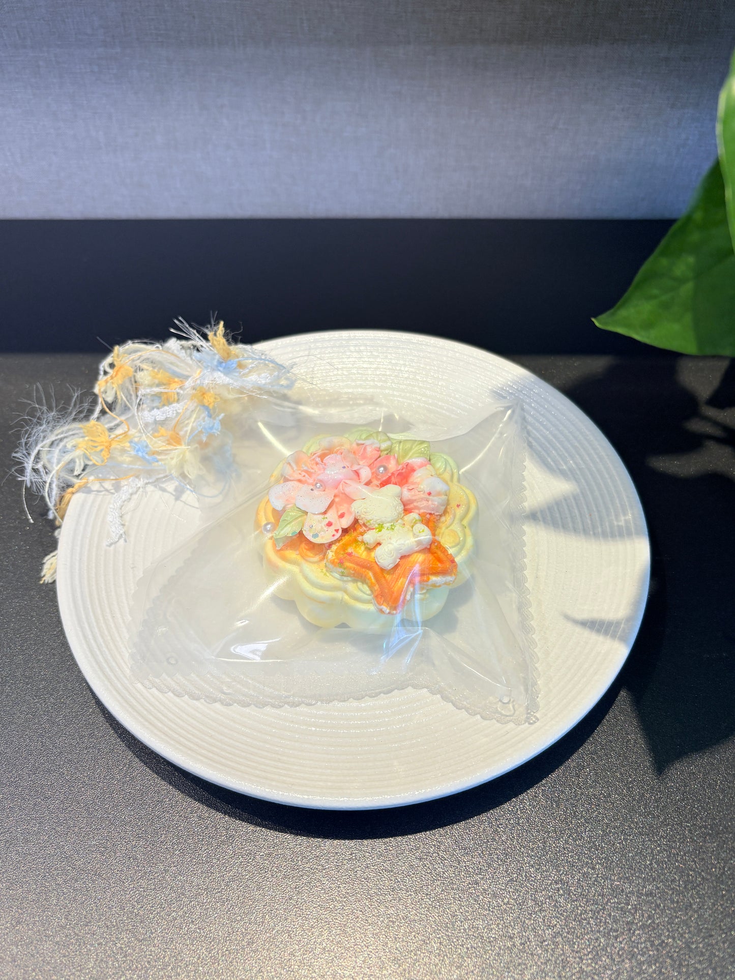 熊・星・花乗せ月餅