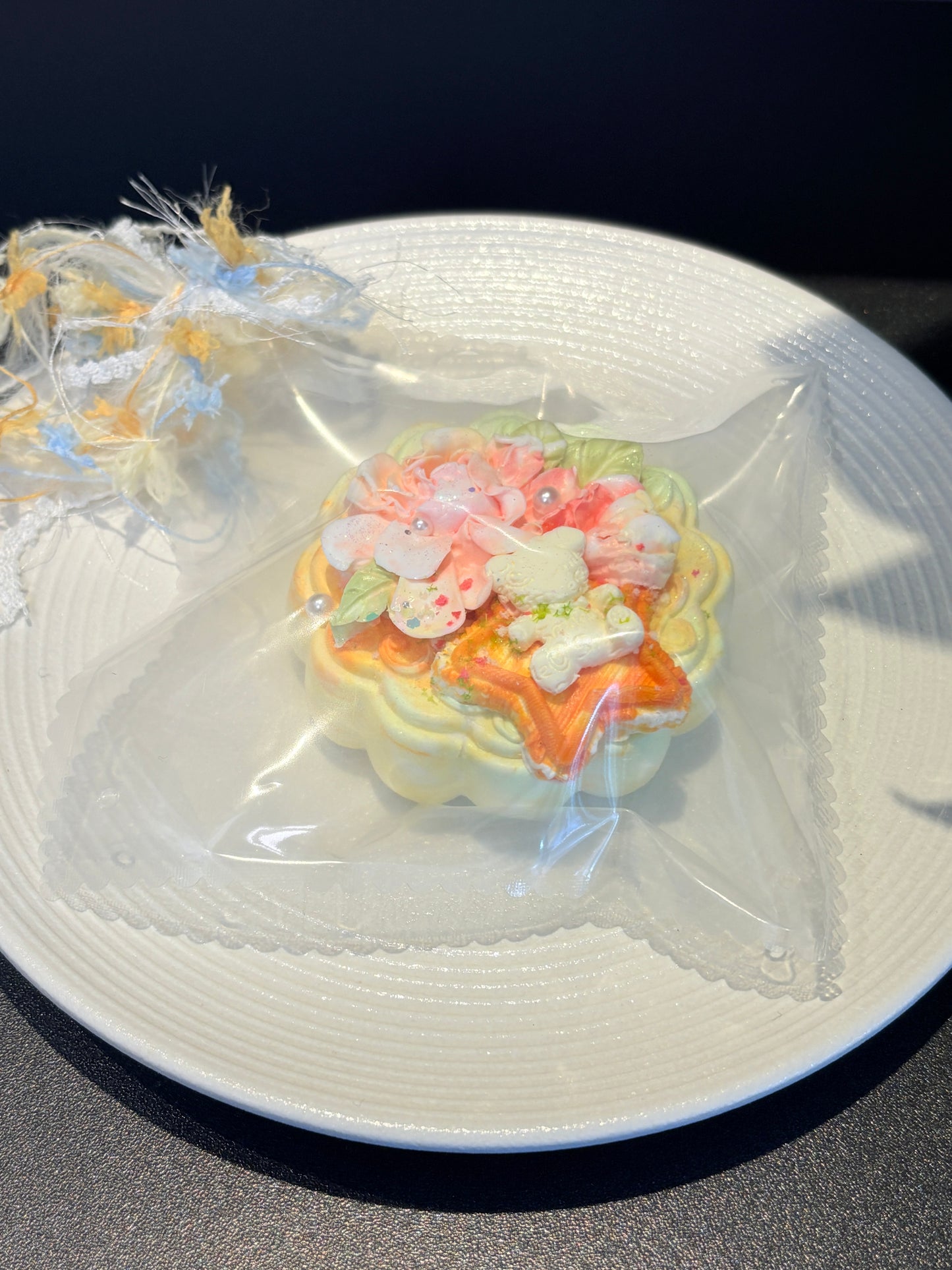熊・星・花乗せ月餅