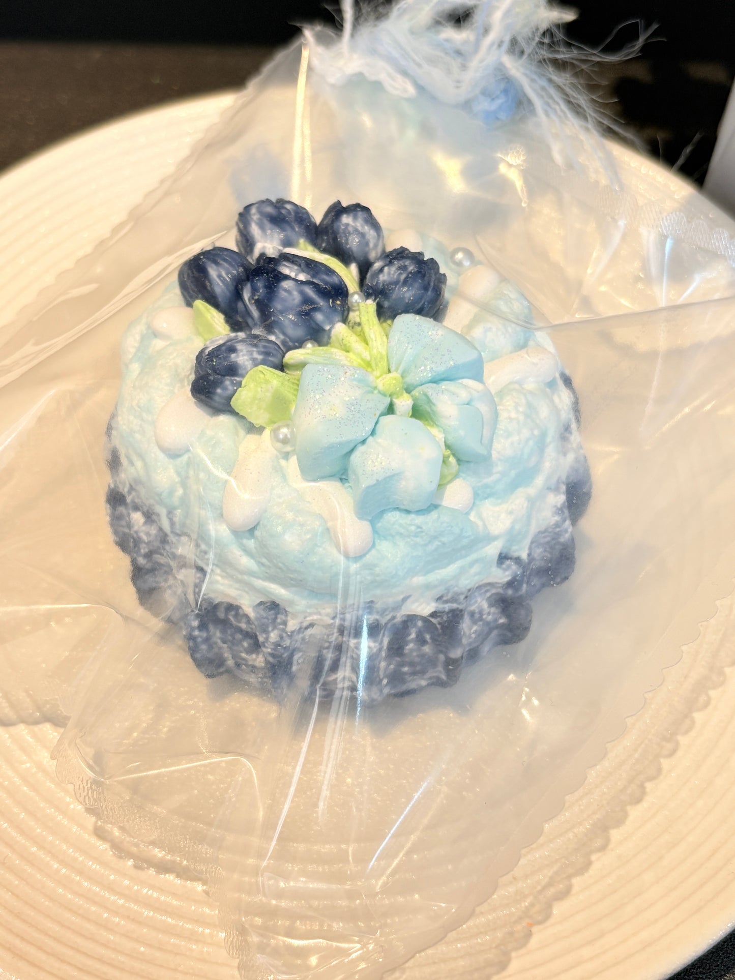 紺色花シリーズ2点（10日の予約作成）