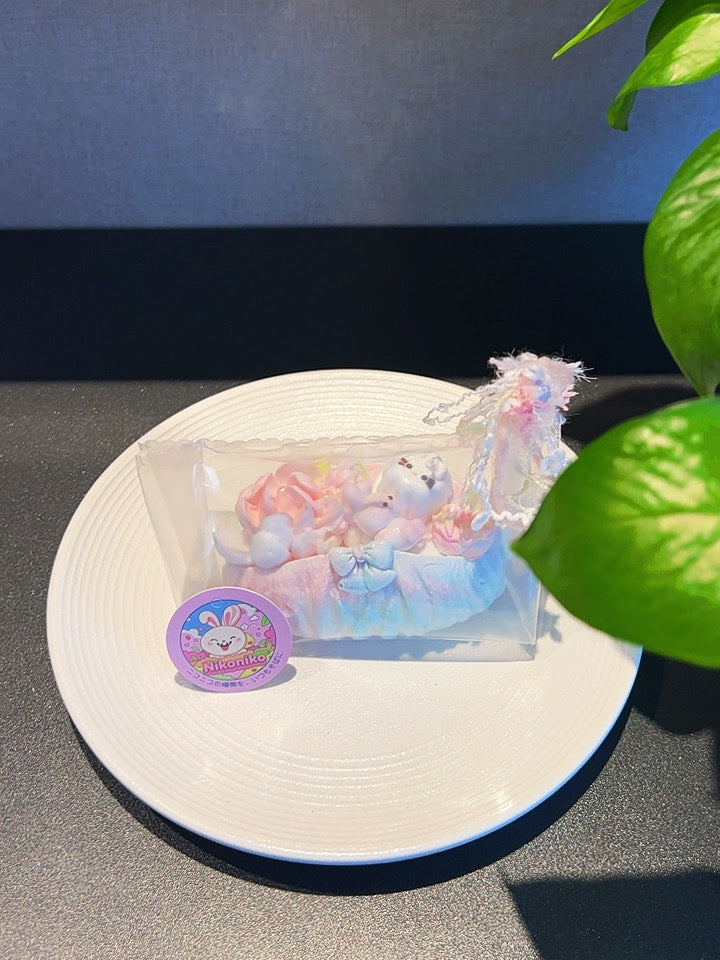 カラフルな花クリームパンシリーズ 4色（ペコパン～）（1週間の予約作成）