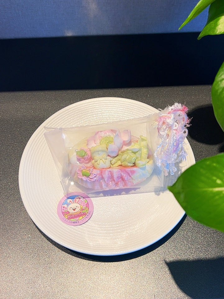 カラフルな花クリームパンシリーズ 4色（ペコパン～）（1週間の予約作成）