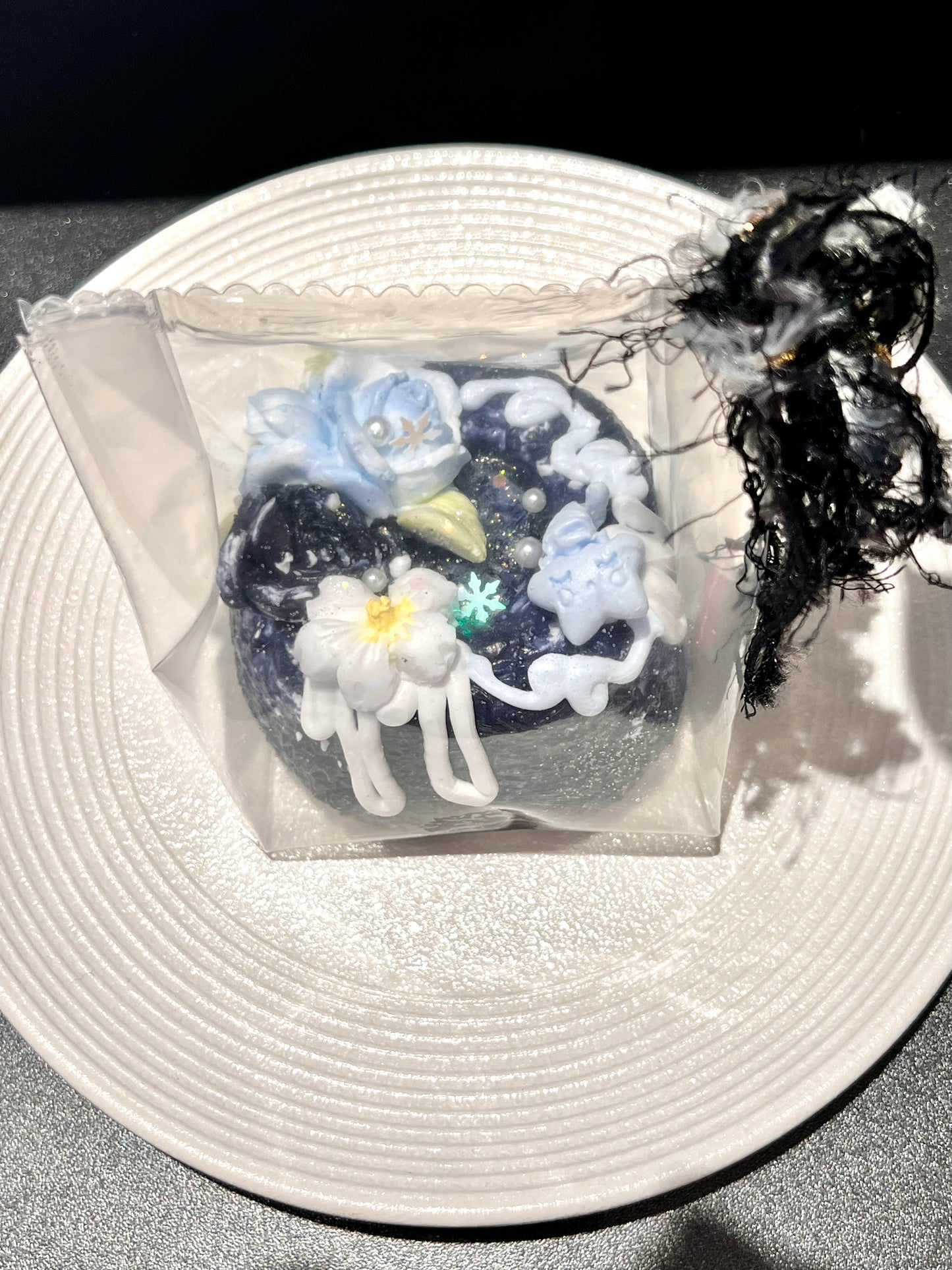 ネイビ薔薇の池(予約作成品、一週間ぐらい)